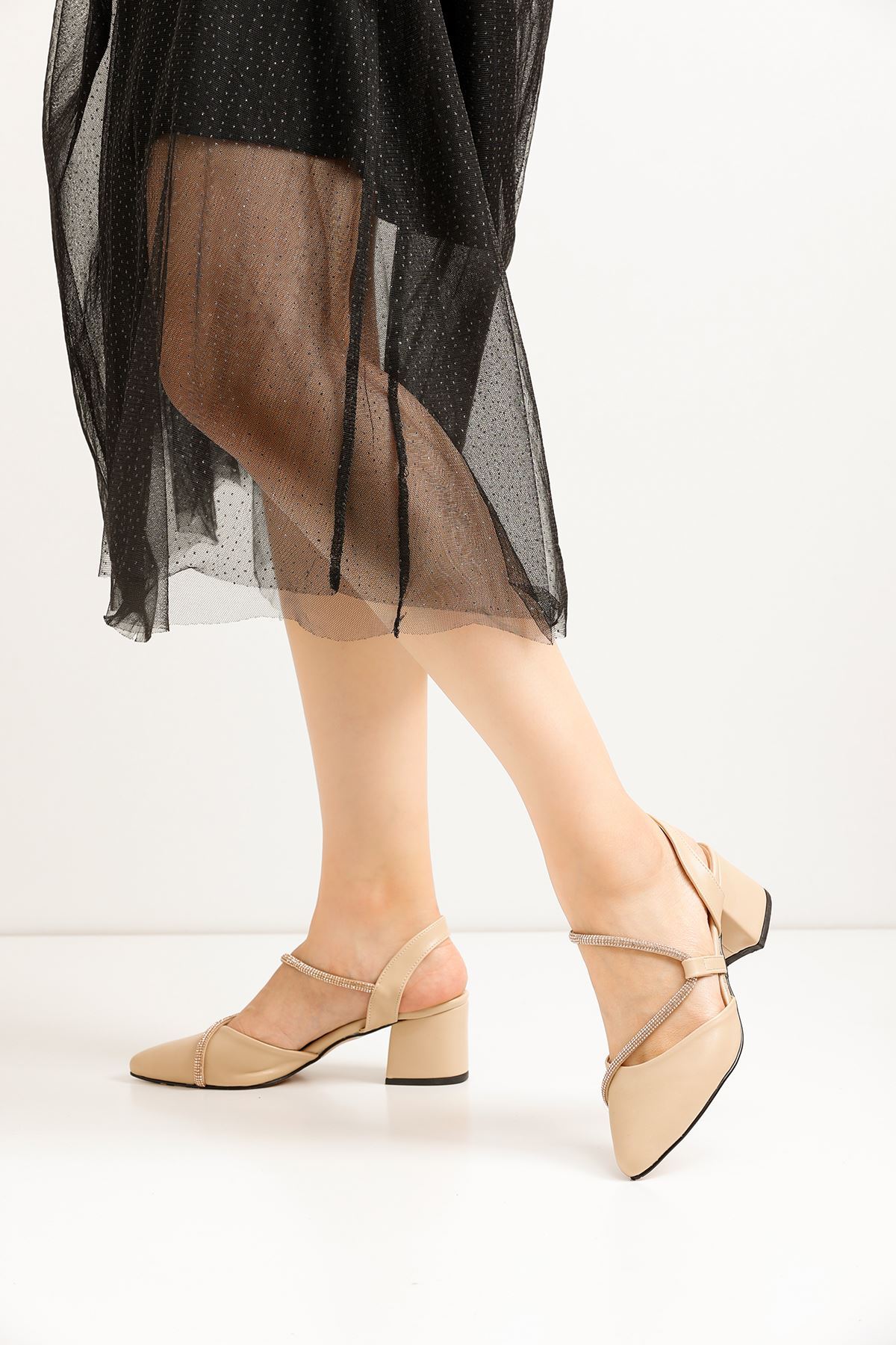 Kadın Lily Cilt Klasik Topuklu Ayakkabı MR5110