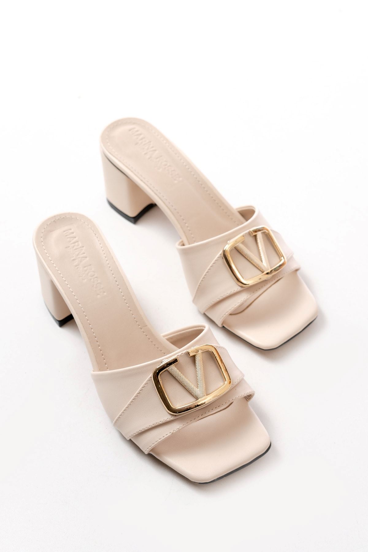 Kadın Bonita Topuklu Terlik MR5058