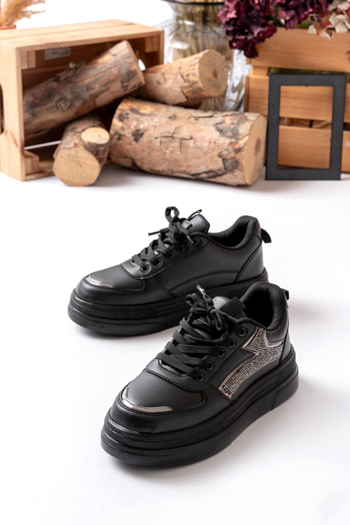 Garantili Armando Günlük Ortopedik Kadın Sneaker Spor Ayakkabı MR5024