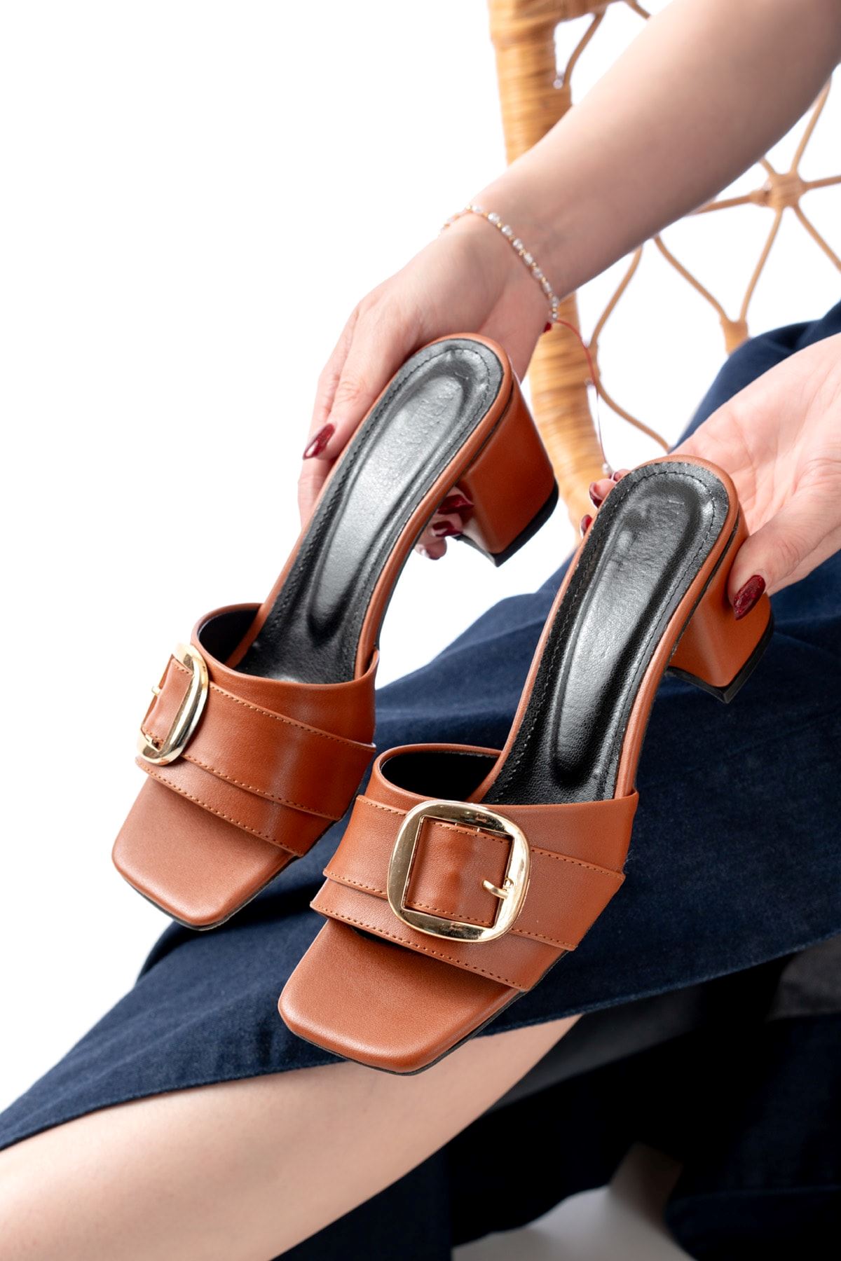 Kadın İgor Topuklu Terlik MR5195