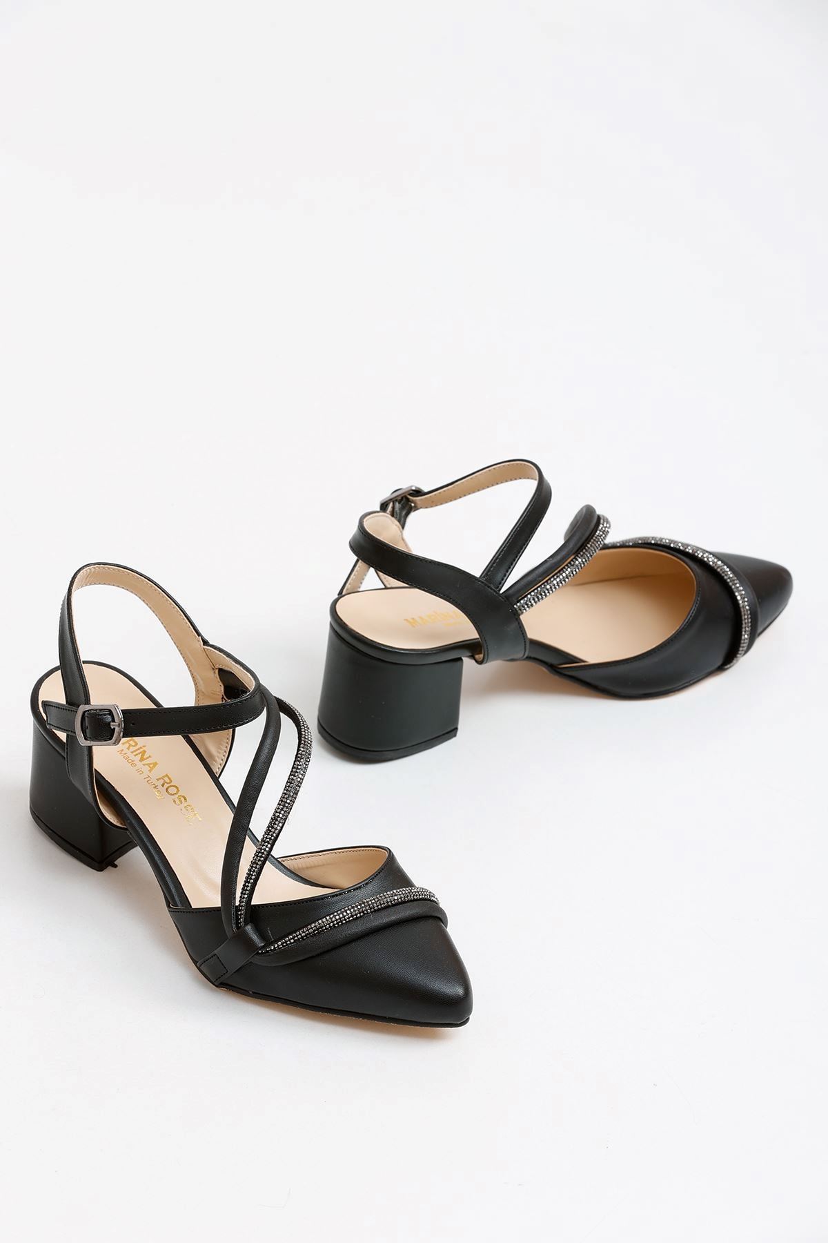 Kadın Riya Cilt Klasik Topuklu Ayakkabı MR5151