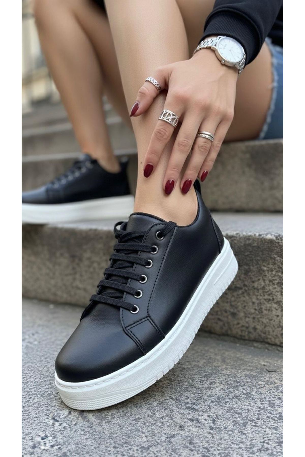 Kadın Aris Düz Taban Sneaker MR5042