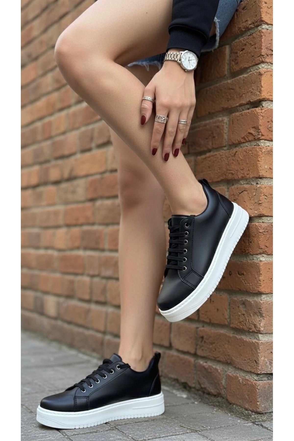 Kadın Aris Düz Taban Sneaker MR5042