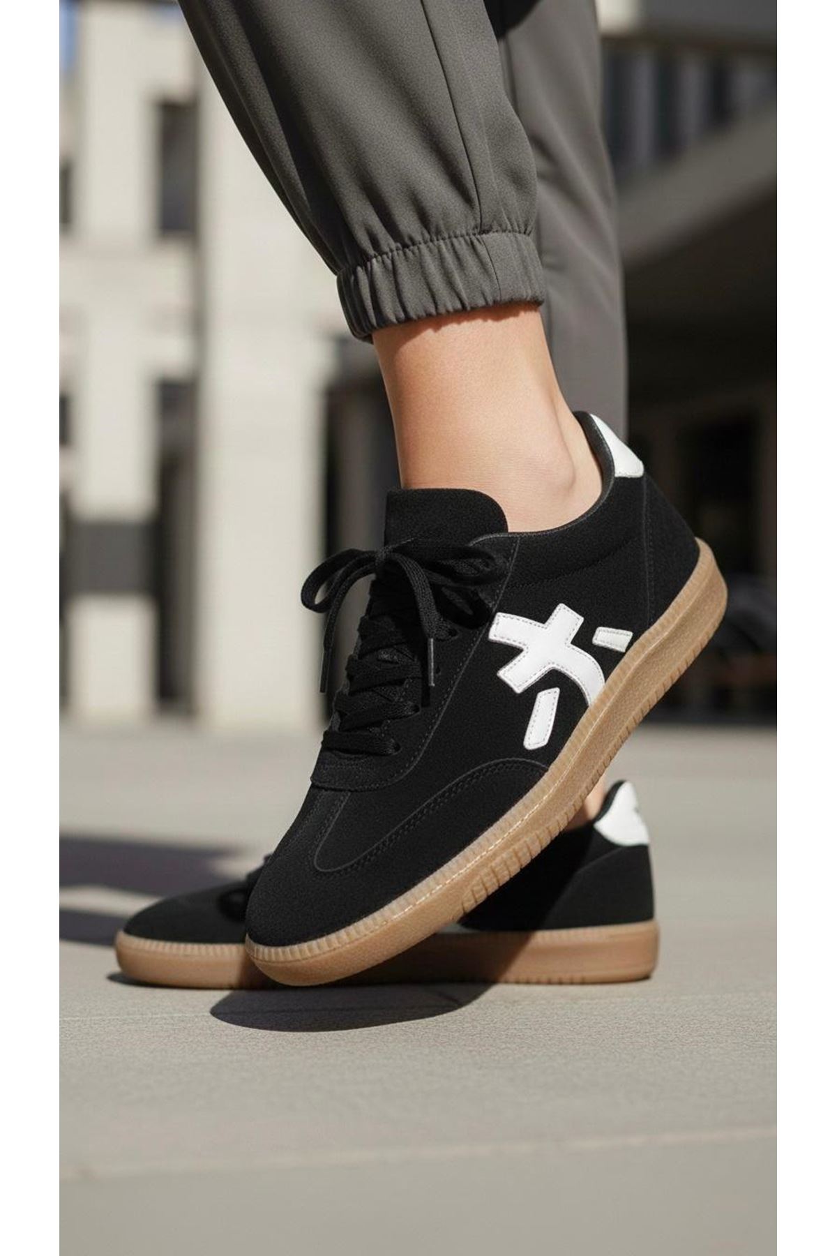 Kadın Sanda Günlük Ortopedik Rahat Taban Sneaker MR5163