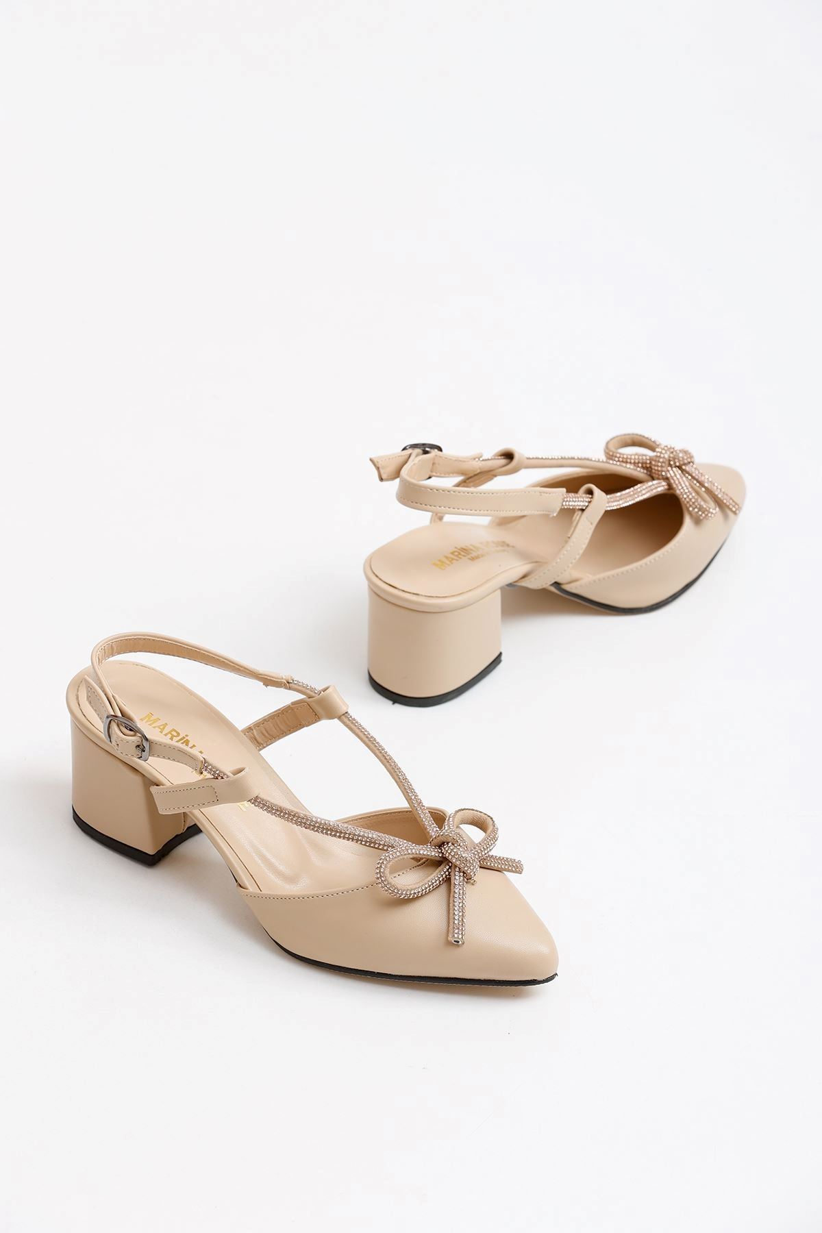 Kadın Diana Cilt Klasik Topuklu Ayakkabı MR5072
