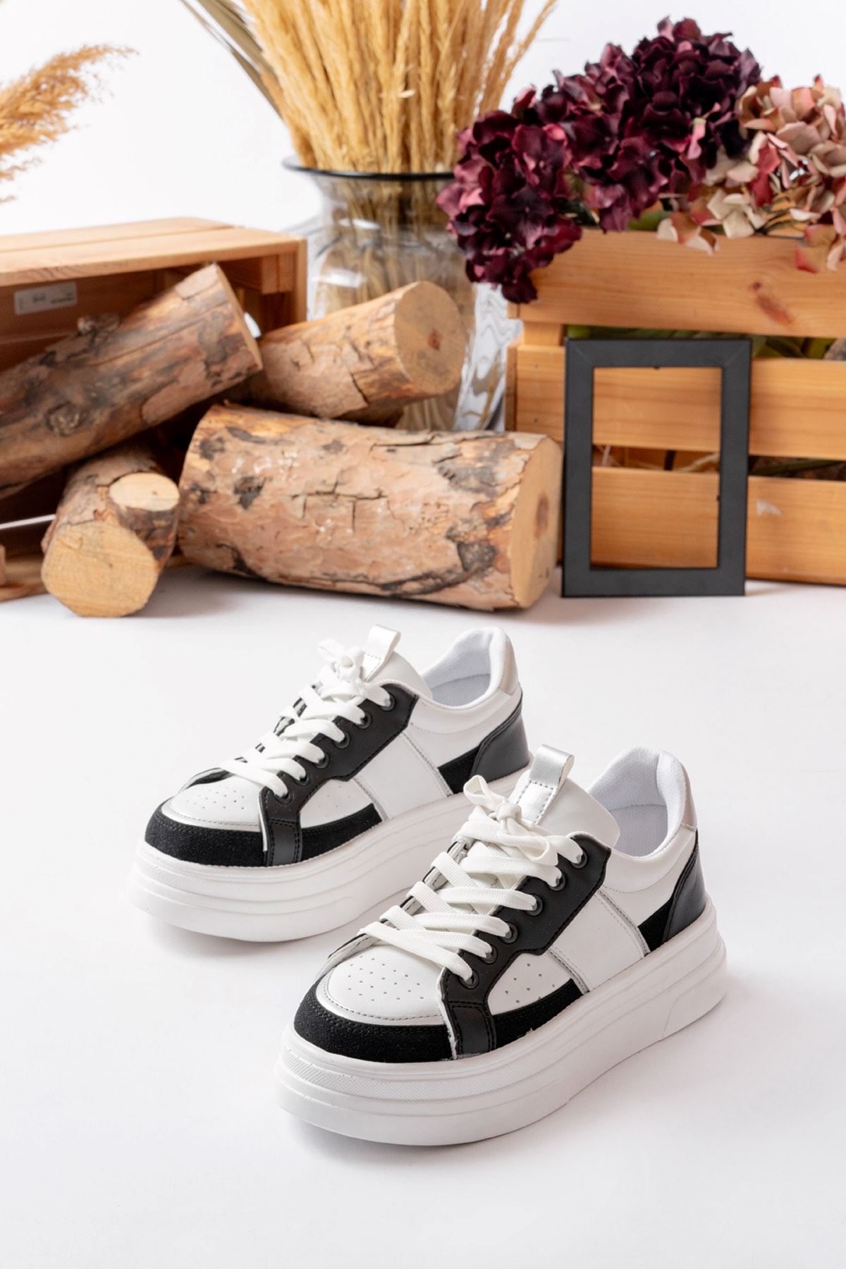 Garantili Tetra Günlük Ortopedik Kadın Sneaker Spor Ayakkabı MR5026