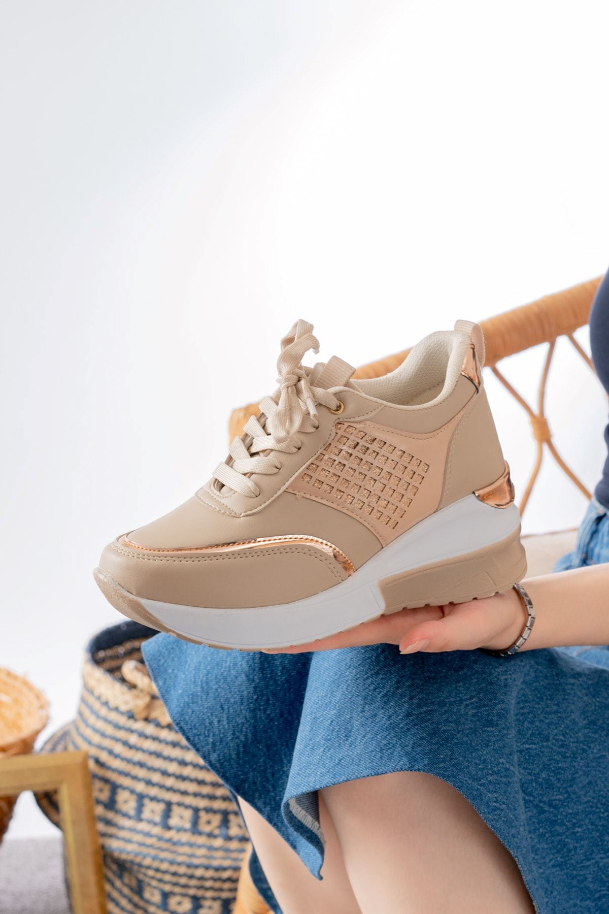 Kadın Rowan Yüksek Taban Sneaker MR5153