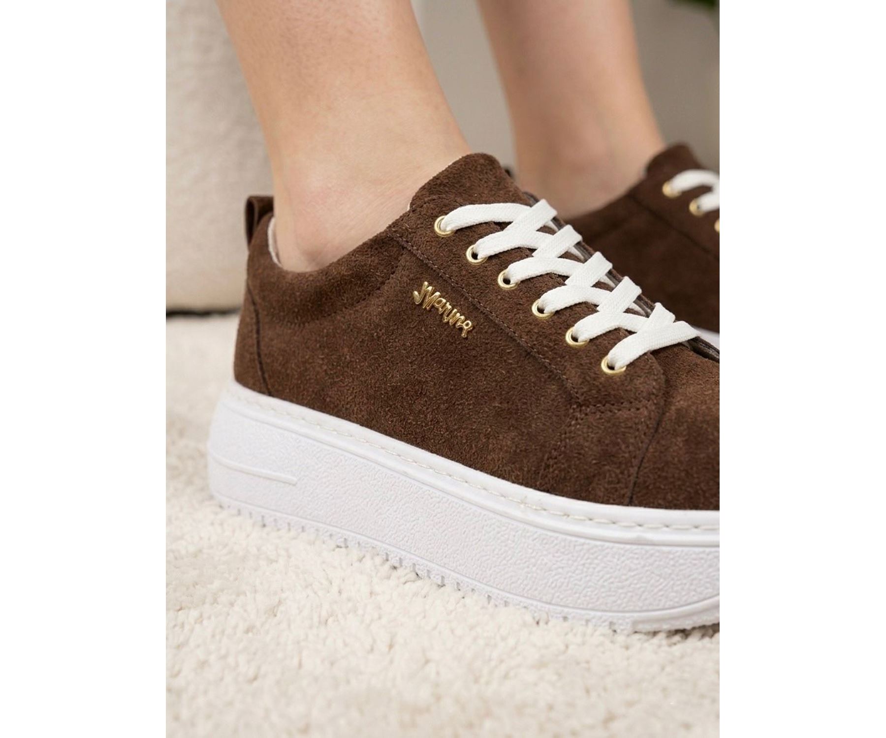 Kadın Less Kalın Tabanlı Ortopedik Günlük Sneaker