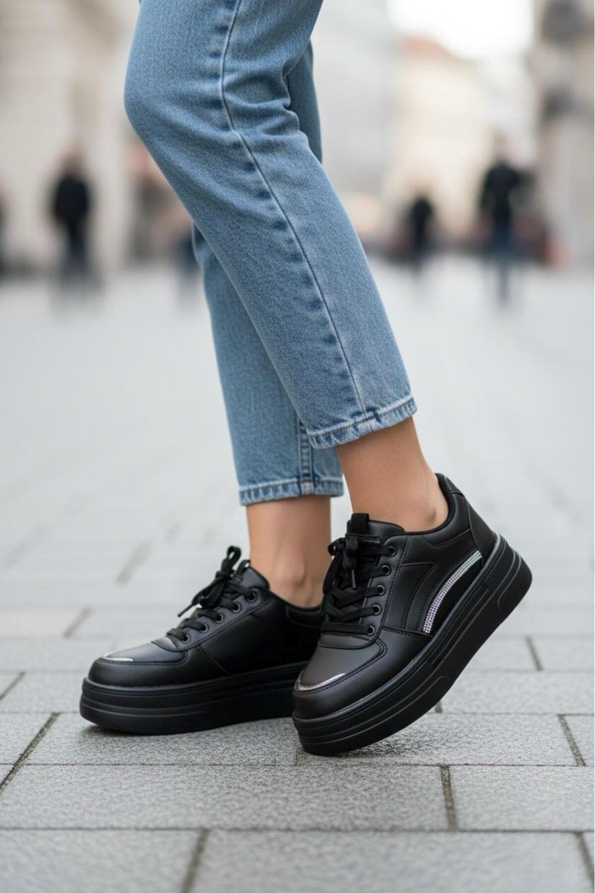Garantili Elinda Günlük Ortopedik Kadın Sneaker Spor Ayakkabı MR5025