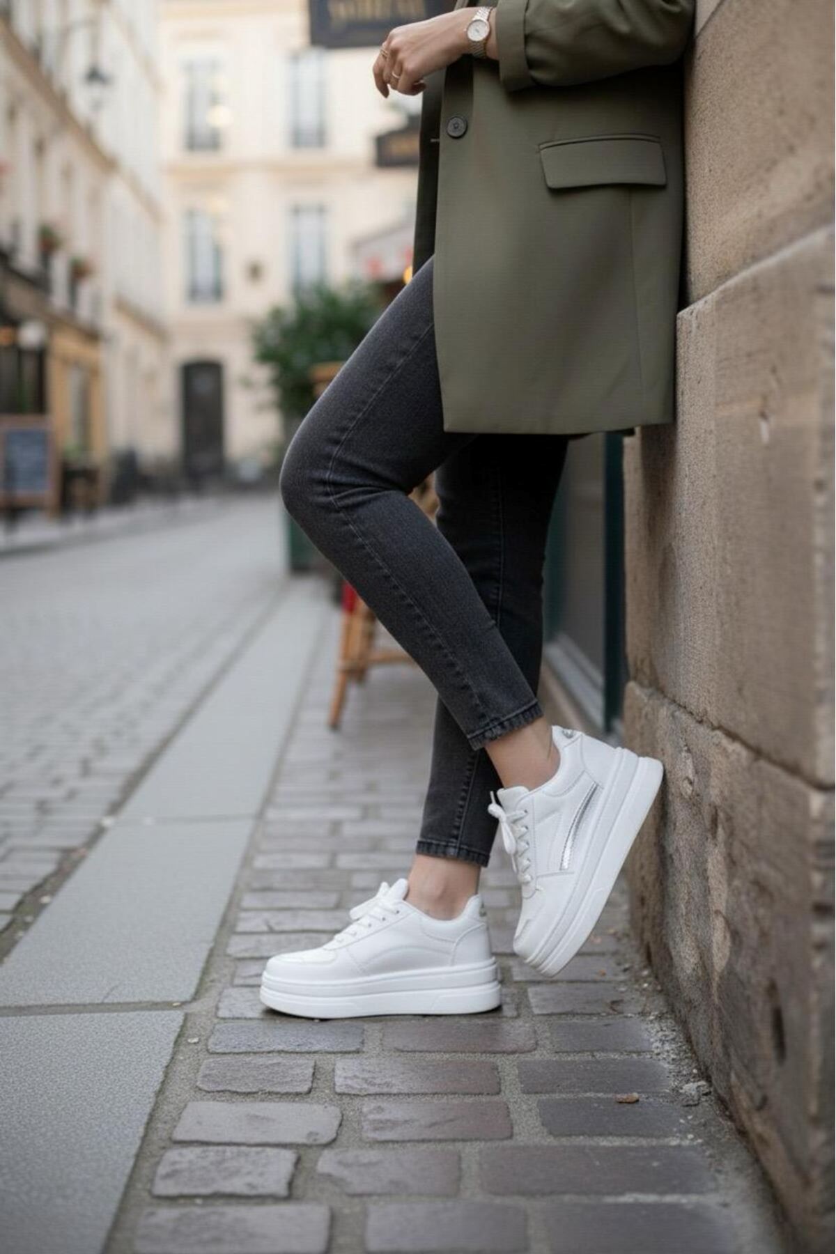 Garantili Elinda Günlük Ortopedik Kadın Sneaker Spor Ayakkabı MR5025