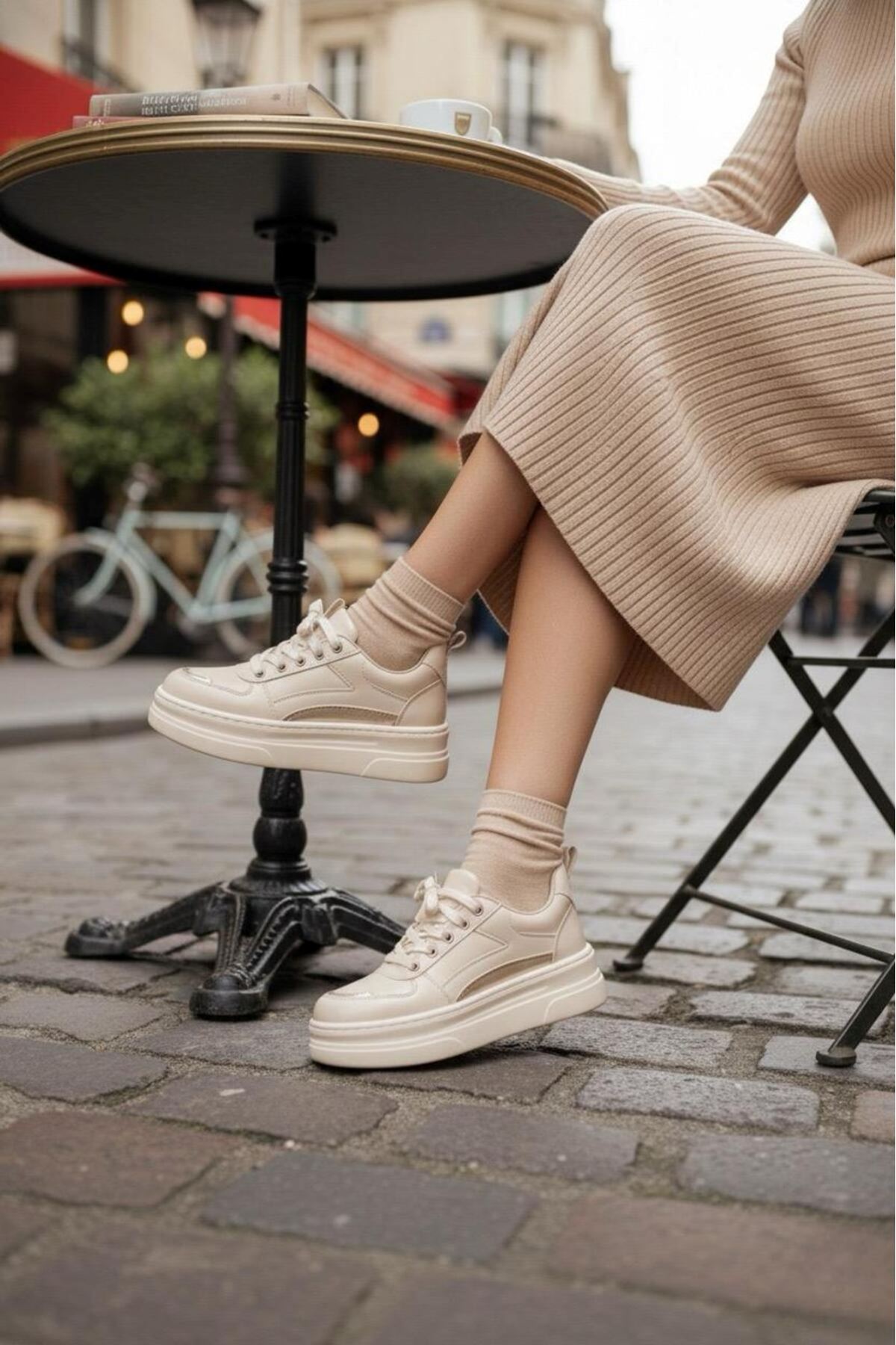 Garantili Elinda Günlük Ortopedik Kadın Sneaker Spor Ayakkabı MR5025