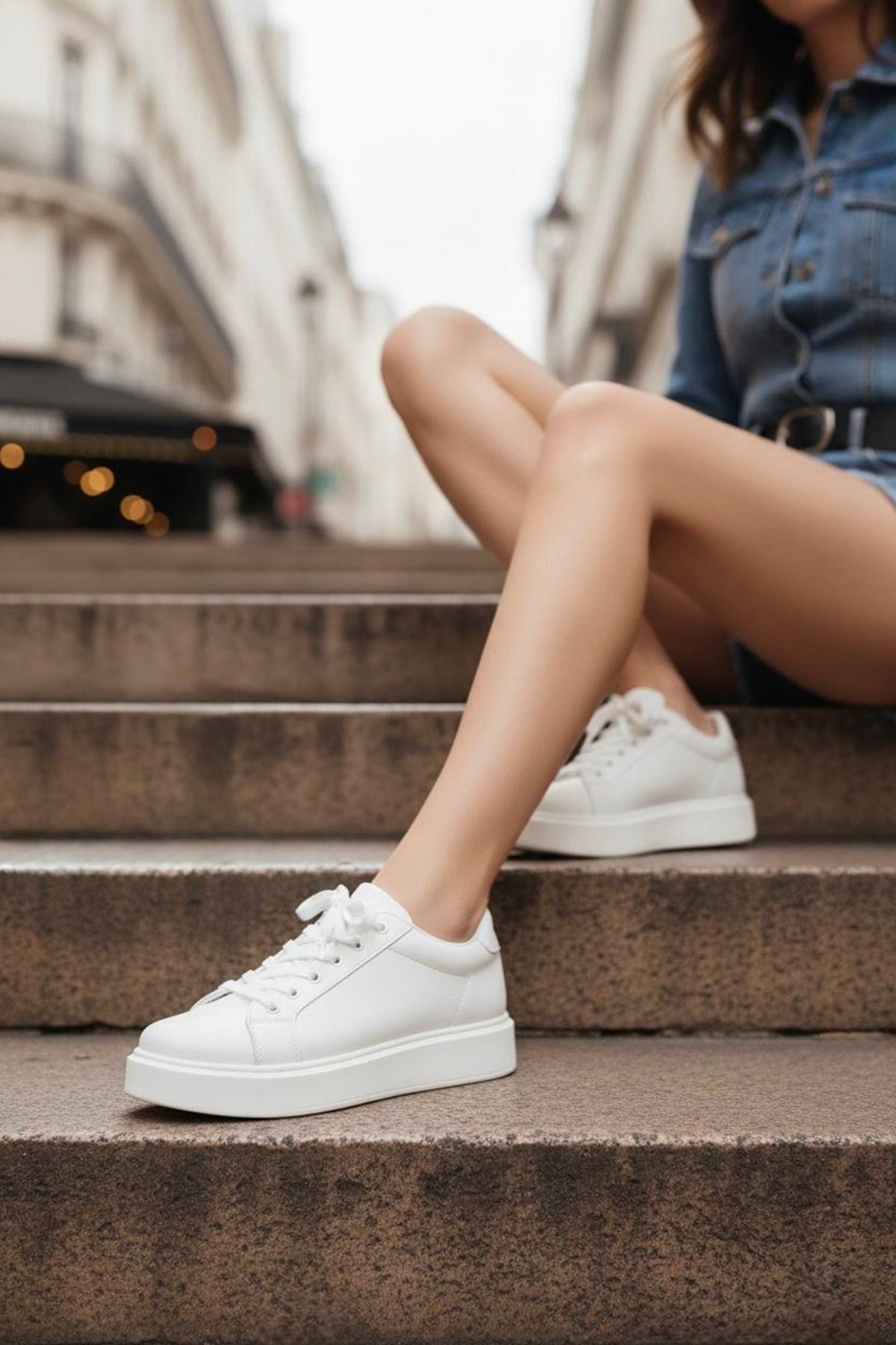 Kadın Aris Düz Taban Sneaker MR5042