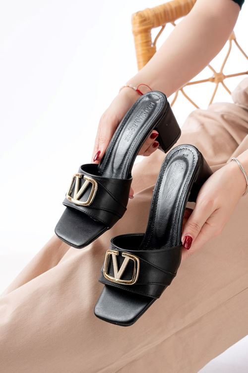 Kadın Bonita Topuklu Terlik MR5058