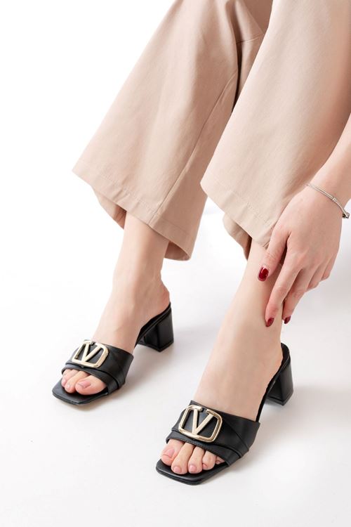 Kadın Bonita Topuklu Terlik MR5058