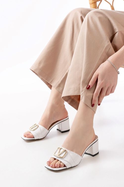 Kadın Bonita Topuklu Terlik MR5058