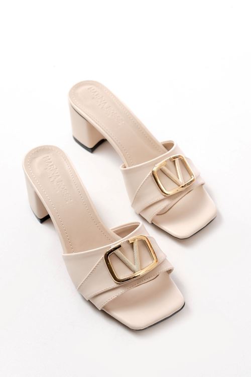 Kadın Bonita Topuklu Terlik MR5058