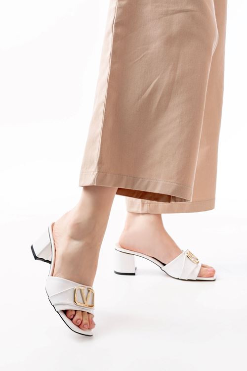 Kadın Bonita Topuklu Terlik MR5058