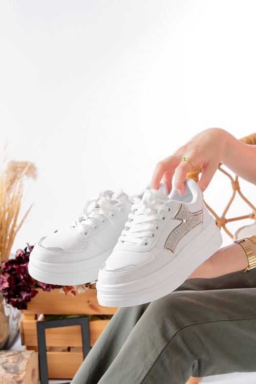 Garantili Armando Günlük Ortopedik Kadın Sneaker Spor Ayakkabı MR5024