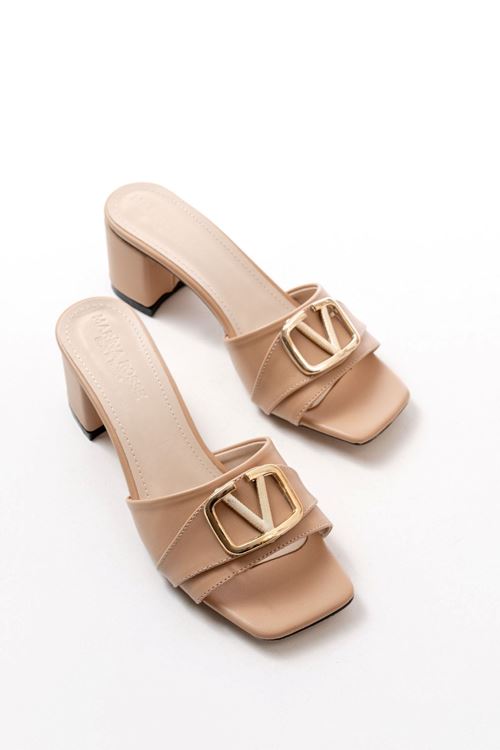 Kadın Bonita Topuklu Terlik MR5058