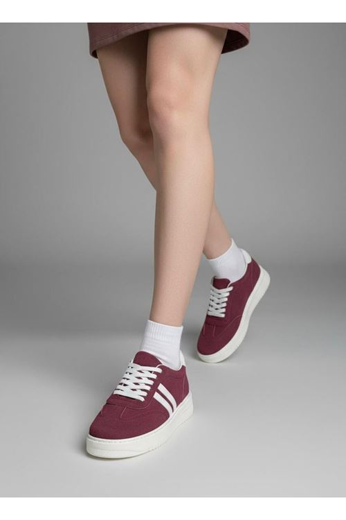 Kadın Mona Bağcıklı Ortopedik  Hafif Taban Günlük Sneaker