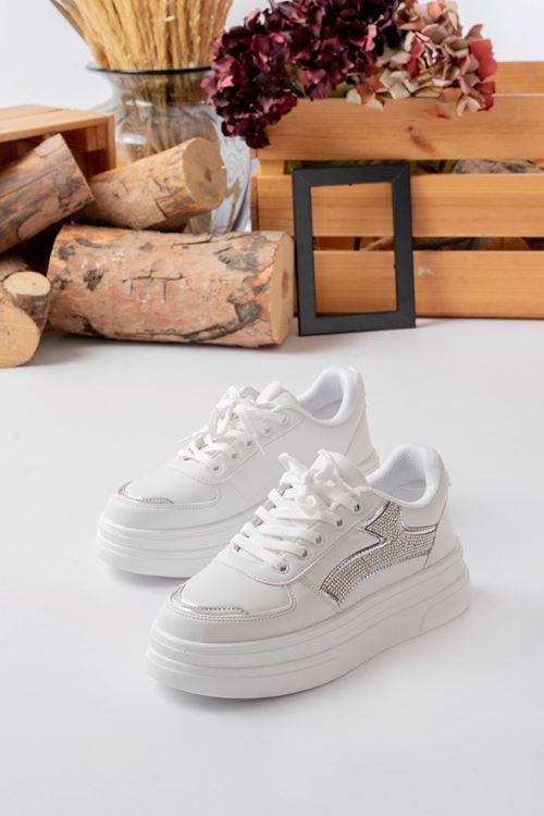 Garantili Armando Günlük Ortopedik Kadın Sneaker Spor Ayakkabı MR5024