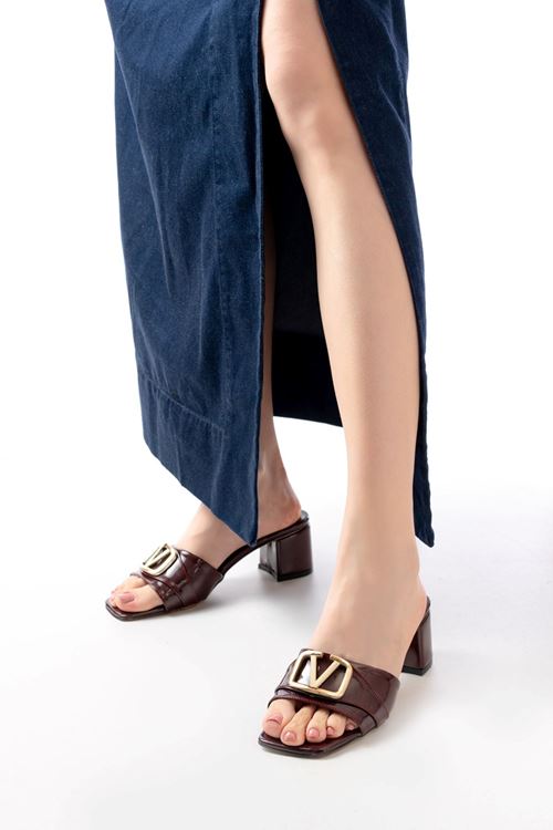 Kadın Bonita Topuklu Terlik MR5058