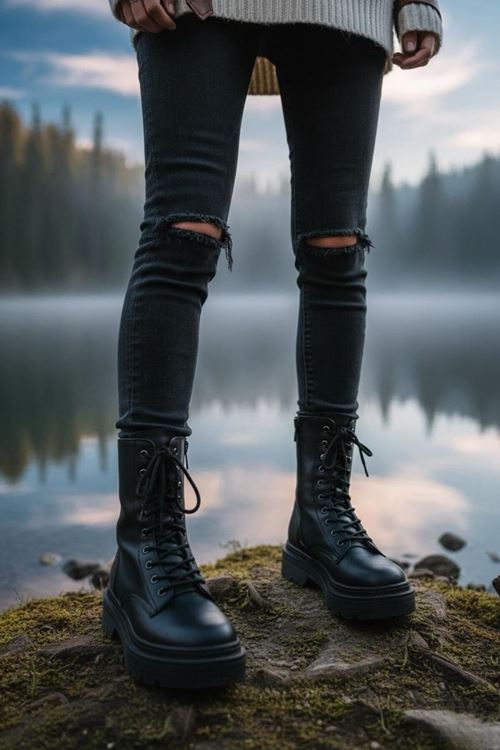 Kadın Olivia Postal Kalın Taban Bot MR5142