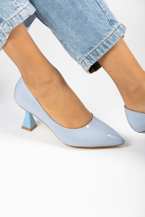 Kadın Bena Topuklu Ayakkabı Şampanya Stıletto MR5051