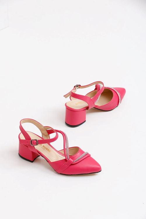 Kadın Riya Cilt Klasik Topuklu Ayakkabı MR5151