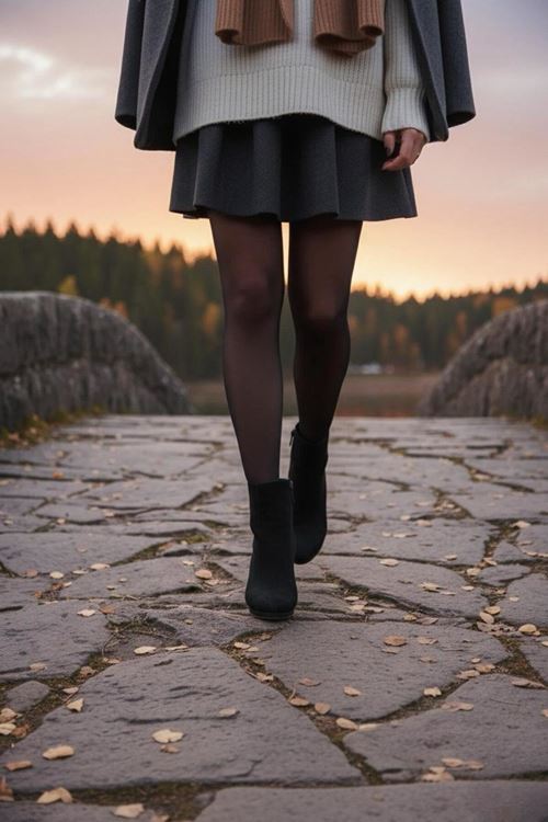 Kadın Liva Düz Topuklu Kısa Bot MR5112