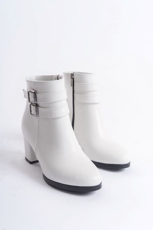 Kadın Hermina Çift Tokalı Kısa Bot MR5092