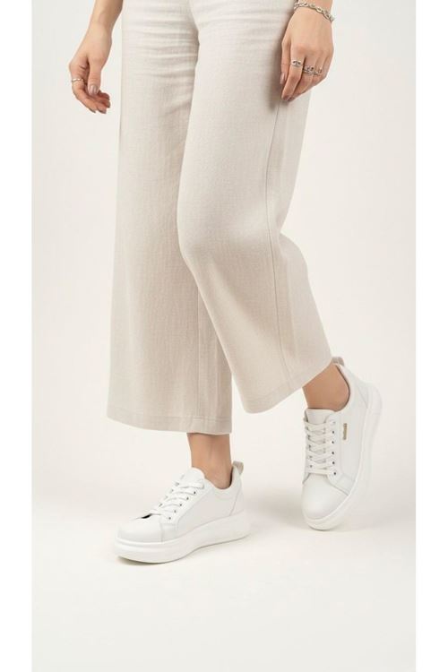 Kadın Less Kalın Tabanlı Ortopedik Günlük Sneaker