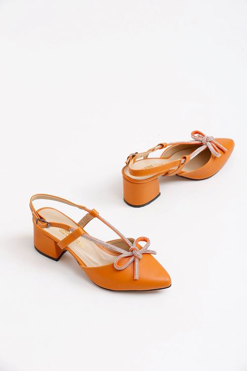 Kadın Diana Cilt Klasik Topuklu Ayakkabı MR5072