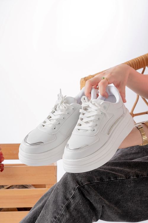 Garantili Elinda Günlük Ortopedik Kadın Sneaker Spor Ayakkabı MR5025