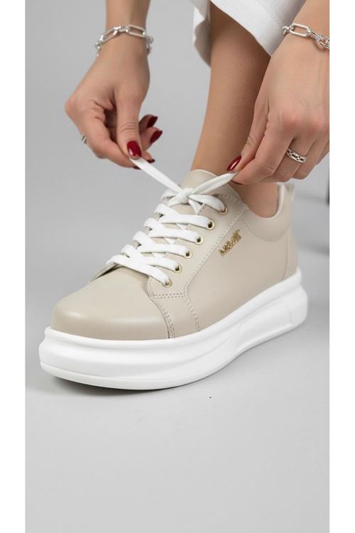 Kadın Less Kalın Tabanlı Ortopedik Günlük Sneaker