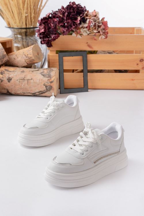 Garantili Elinda Günlük Ortopedik Kadın Sneaker Spor Ayakkabı MR5025