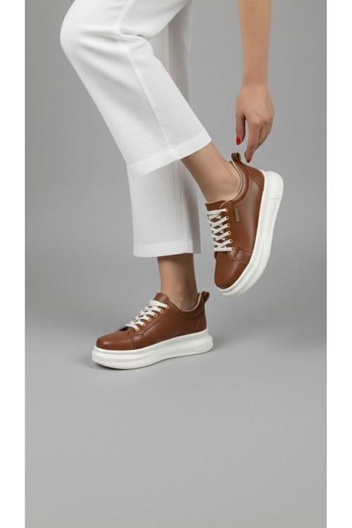 Kadın Less Kalın Tabanlı Ortopedik Günlük Sneaker