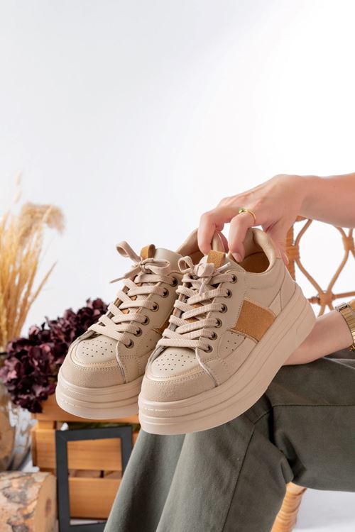 Garantili Tetra Günlük Ortopedik Kadın Sneaker Spor Ayakkabı MR5026