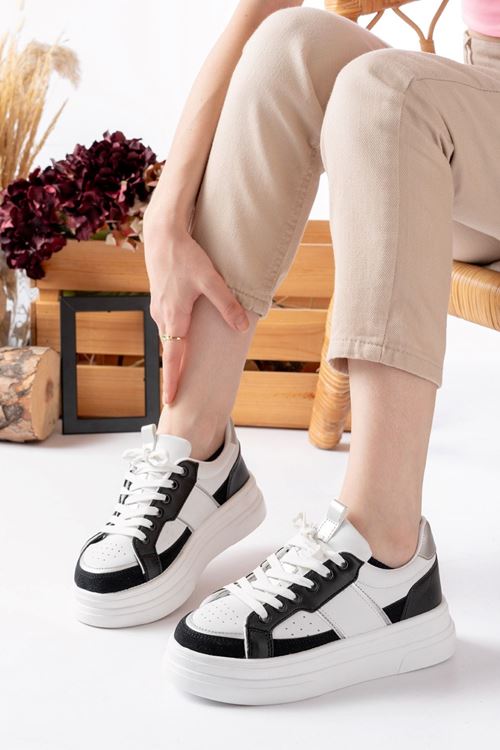 Garantili Tetra Günlük Ortopedik Kadın Sneaker Spor Ayakkabı MR5026