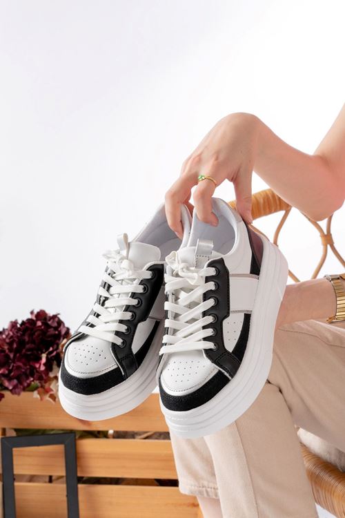 Garantili Tetra Günlük Ortopedik Kadın Sneaker Spor Ayakkabı MR5026