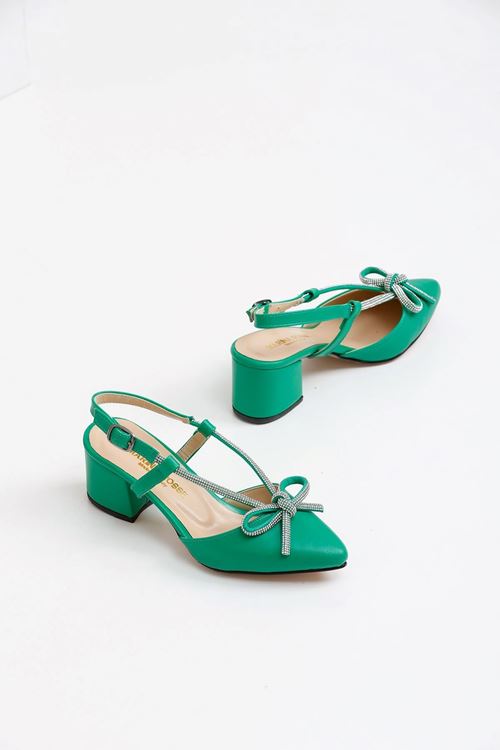 Kadın Diana Cilt Klasik Topuklu Ayakkabı MR5072