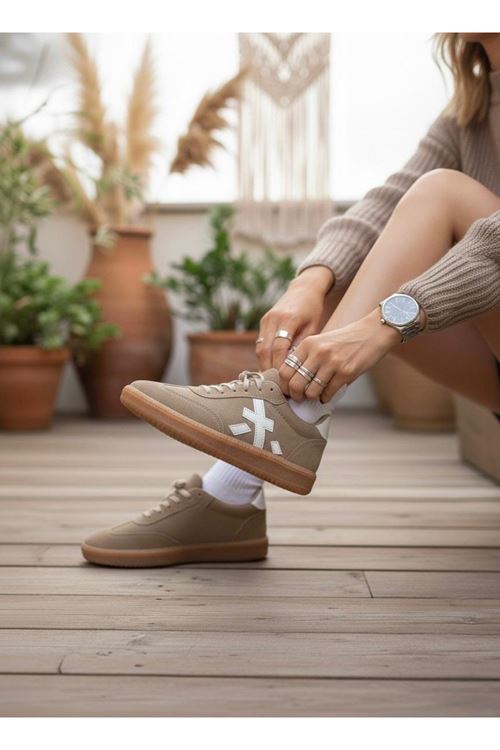 Kadın Sanda Günlük Ortopedik Rahat Taban Sneaker MR5163