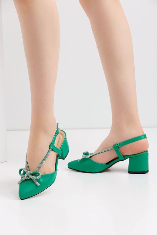 Kadın Diana Cilt Klasik Topuklu Ayakkabı MR5072