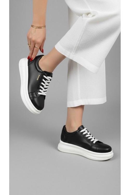 Kadın Less Kalın Tabanlı Ortopedik Günlük Sneaker
