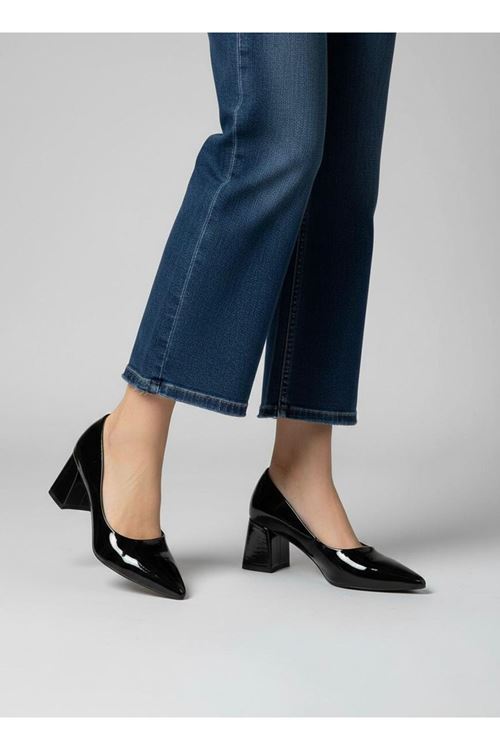Kadın Siena Sivri Burun Blok Topuklu Klasik Ayakkabı