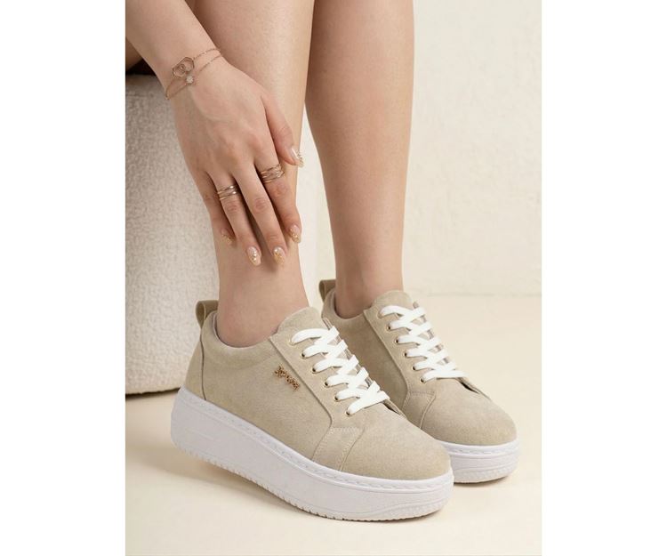 Kadın Less Kalın Tabanlı Ortopedik Günlük Sneaker
