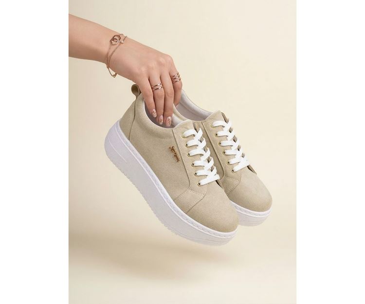 Kadın Less Kalın Tabanlı Ortopedik Günlük Sneaker