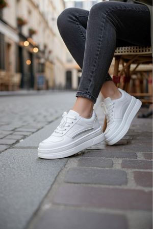 Garantili Elinda Günlük Ortopedik Kadın Sneaker Spor Ayakkabı MR5025