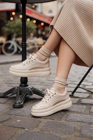Garantili Elinda Günlük Ortopedik Kadın Sneaker Spor Ayakkabı MR5025