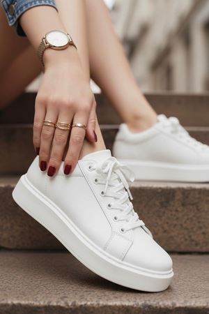 Kadın Aris Düz Taban Sneaker MR5042